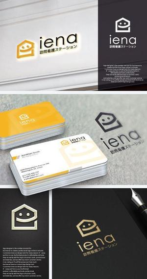 take5-design (take5-design)さんの訪問看護ステーション『iena』のロゴへの提案
