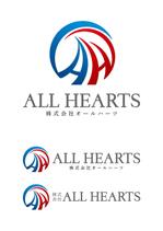 プラットフォームグラフィックス (platform_graphics)さんの株式会社『ALL　HEARTS』　のロゴ作成への提案