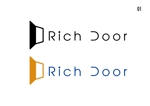 スタジオ エイチオー (macomaco_6)さんの①株式会社Rich Door   ②Rich Door の会社ロゴ(HPや名刺に利用)への提案