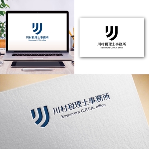 Hi-Design (hirokips)さんの川村税理士事務所のロゴへの提案