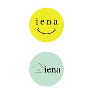 にこ ()さんの訪問看護ステーション『iena』のロゴへの提案