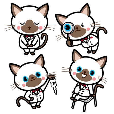 ISSOKU (kazunori131)さんの不動産情報サイトの猫をモチーフにしたキャラクターへの提案