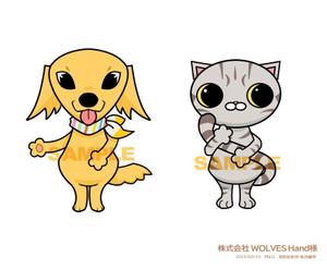ガロ (sirokuroga)さんの動物病院グループ 株式会社 WOLVES Handのイメージキャラクターデザイン　への提案