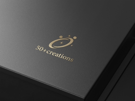 NJONESKYDWS (NJONES)さんの「50+creations  」のロゴを作ってください。社名はオーバーフィフティクリエイションズへの提案