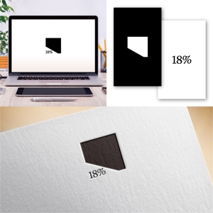 Hi-Design (hirokips)さんのアパレルブランド「18％」のロゴへの提案