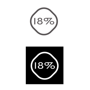 PULYM DESIGN (youzee)さんのアパレルブランド「18％」のロゴへの提案