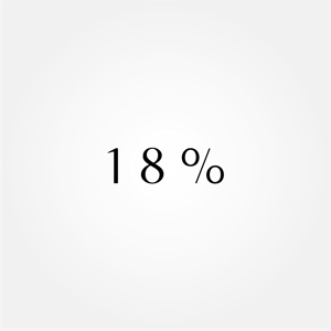 tanaka10 (tanaka10)さんのアパレルブランド「18％」のロゴへの提案