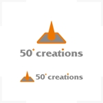 tacit_D (tacit_D)さんの「50+creations  」のロゴを作ってください。社名はオーバーフィフティクリエイションズへの提案