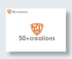 IandO (zen634)さんの「50+creations  」のロゴを作ってください。社名はオーバーフィフティクリエイションズへの提案