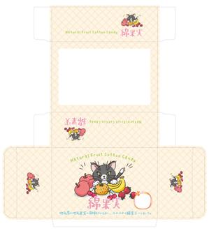チラシ制作しますGデザイナー (DESIGN88)さんの綿菓子の箱のパッケージデザインへの提案