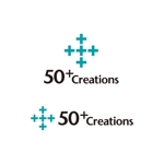 柏　政光 (scoop-mkashiwa)さんの「50+creations  」のロゴを作ってください。社名はオーバーフィフティクリエイションズへの提案