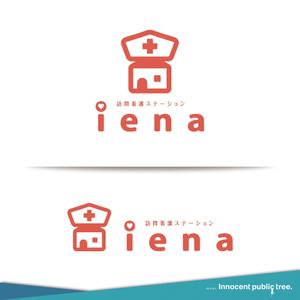 Innocent public tree (nekosu)さんの訪問看護ステーション『iena』のロゴへの提案