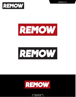 queuecat (queuecat)さんの【急募】「REMOW株式会社」のロゴ制作への提案