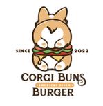 Kang Won-jun (laphrodite1223)さんのハンバーガーとパンケーキの店　「Corgi Buns Burger」のロゴへの提案