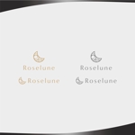 D.R DESIGN (Nakamura__)さんのニキビ改善エステサロン 「Roselune」ロゼルナのロゴへの提案