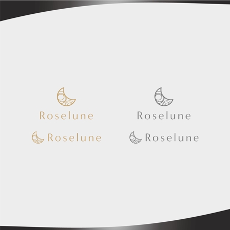 D.R DESIGN (Nakamura__)さんのニキビ改善エステサロン 「Roselune」ロゼルナのロゴへの提案