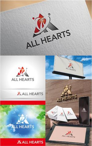 k_31 (katsu31)さんの株式会社『ALL　HEARTS』　のロゴ作成への提案