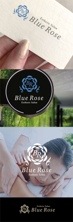 Morinohito (Morinohito)さんのセルフエステサロン　Blue Rose　のロゴへの提案