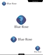 queuecat (queuecat)さんのセルフエステサロン　Blue Rose　のロゴへの提案