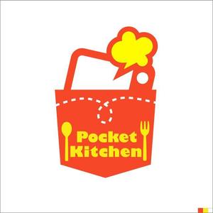 taro_designさんの「Pocket Kitchen」のロゴ作成への提案