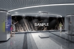 kozin (kozin)さんの渋谷駅構内のビッグボード看板の3DCGパース作成への提案