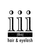 弧蓬舎観雲堂 (Kan_Un_Do)さんのヘアサロン「iii（スリー）　hair&eyelash」のロゴへの提案