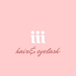 YMA design (yudaaid)さんのヘアサロン「iii（スリー）　hair&eyelash」のロゴへの提案