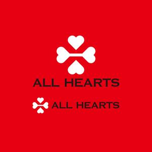 ロゴ研究所 (rogomaru)さんの株式会社『ALL　HEARTS』　のロゴ作成への提案