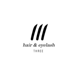 HIROBI (hirobi)さんのヘアサロン「iii（スリー）　hair&eyelash」のロゴへの提案