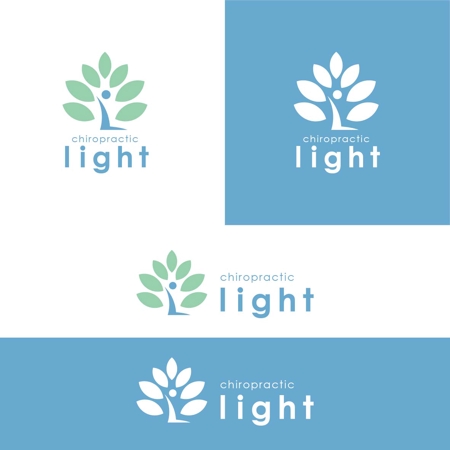 kuriu (kuriu)さんの出張施術専門カイロプラクティック『light』のロゴへの提案