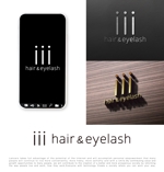 tog_design (tog_design)さんのヘアサロン「iii（スリー）　hair&eyelash」のロゴへの提案
