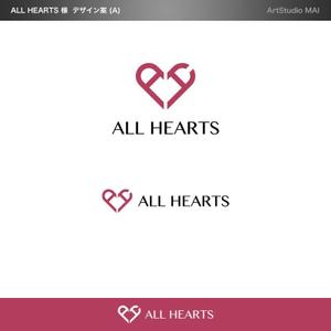 ArtStudio MAI (minami-mi-natz)さんの株式会社『ALL　HEARTS』　のロゴ作成への提案