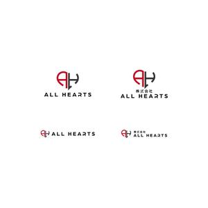 BUTTER GRAPHICS (tsukasa110)さんの株式会社『ALL　HEARTS』　のロゴ作成への提案