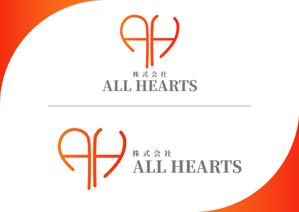Addincell (addincell)さんの株式会社『ALL　HEARTS』　のロゴ作成への提案
