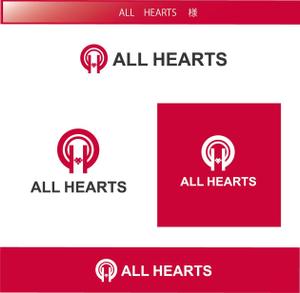 FISHERMAN (FISHERMAN)さんの株式会社『ALL　HEARTS』　のロゴ作成への提案