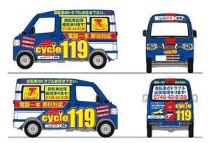 nyanko-works (nyanko-teacher)さんの軽自動車のフルラッピング広告デザインへの提案