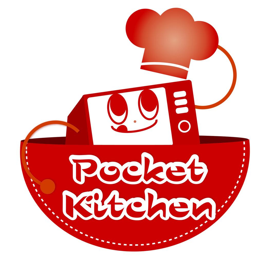 「Pocket Kitchen」のロゴ作成