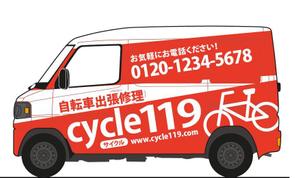 canPaiさんの軽自動車のフルラッピング広告デザインへの提案