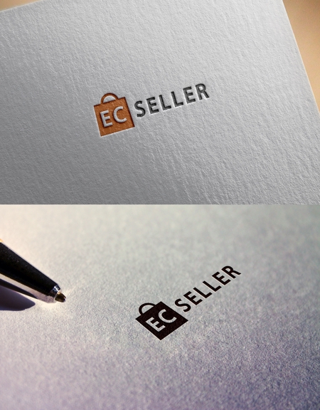 D.R DESIGN (Nakamura__)さんの物販業界のイメージを刷新する新しい名称「EC Seller」のロゴへの提案