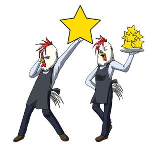 お絵描きカーネル (colonel-design-offic)さんの新規オープンする唐揚げ屋のキャラクターへの提案