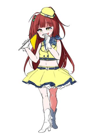 たかまざ ()さんのバスガイドのイラスト制作（全身）への提案