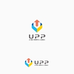atomgra (atomgra)さんの人材会社「 UPP 」のロゴへの提案