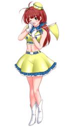 タケロボ (takerobo)さんのバスガイドのイラスト制作（全身）への提案