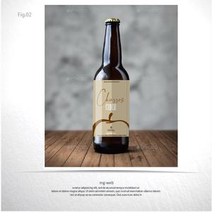mg_web (mg_web)さんのりんごの果実酒（シードル）のラベルデザインへの提案