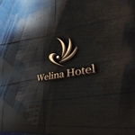 LUCKY2020 (LUCKY2020)さんのビジネスホテル「Welina Hotel」のロゴへの提案