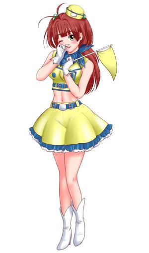 タケロボ (takerobo)さんのバスガイドのイラスト制作（全身）への提案