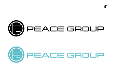 スタジオ エイチオー (macomaco_6)さんの「PEACE GROUP」のロゴ提案への提案