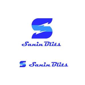 MacMagicianさんのサイクリング チーム 「SANIN Blitz」のロゴへの提案