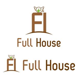 perles de verre (perles_de_verre)さんのカフェ＆バー「Full House」のロゴ作成への提案