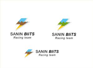 kikujiro (kiku211)さんのサイクリング チーム 「SANIN Blitz」のロゴへの提案